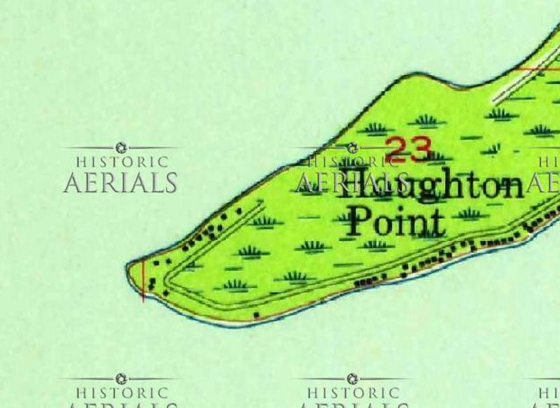 Blue Water Court - 1958 Topo (newer photo)